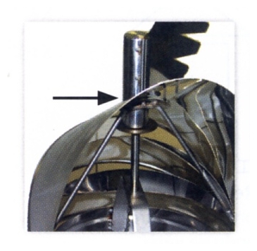 Otočná komínová hlavica s redukciou do nerezového komína Ø250 mm - otvárateľná