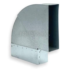 Koleno 45-90° regulovateľné - 150x50 mm