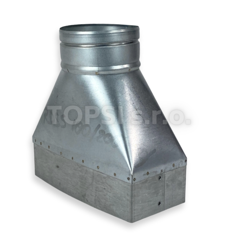 Redukce rovná / flex pr. 100 mm - 200x90 mm