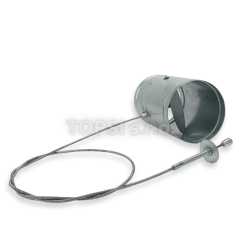 Klapka ø125 mm s bovdenem