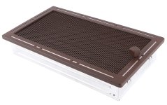 Krbová mriežka TREND 16x32cm hnedý brokát so žalúziou