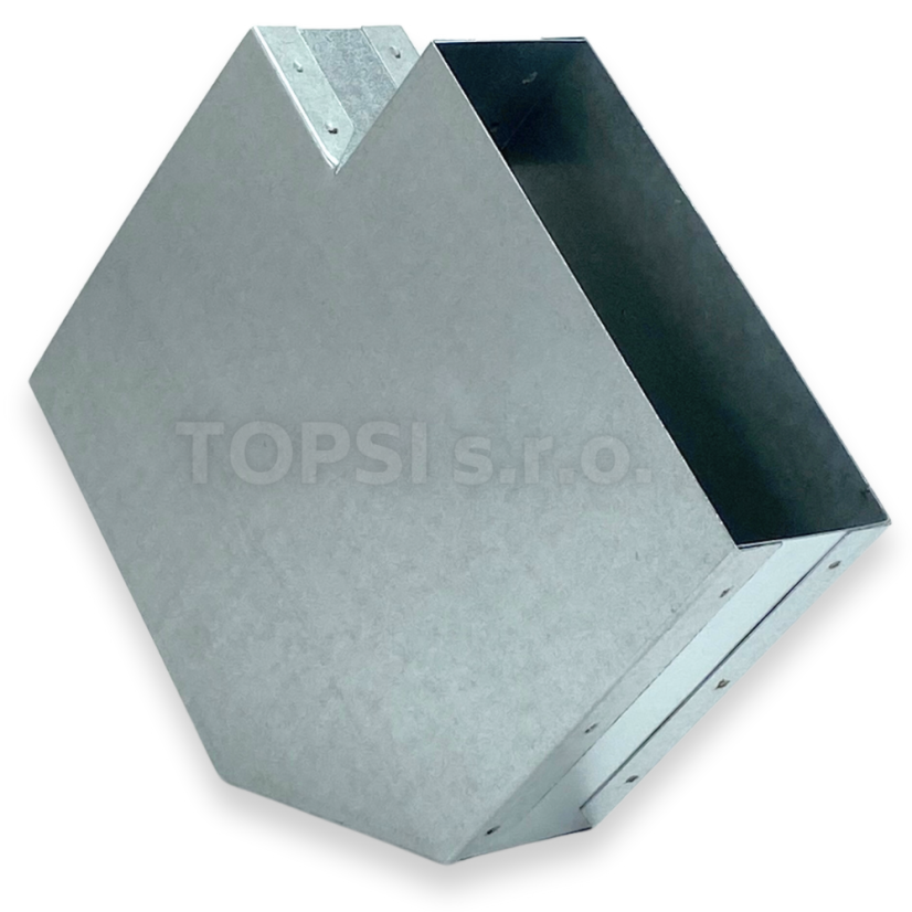 Koleno 90° - 150x50 mm