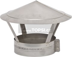 Nerezová komínová strieška pre dymovod Ø250 mm