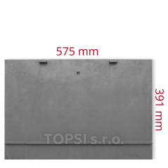 Zadná stena do kachlí Invicta Sedan 15 (ref. 610517)