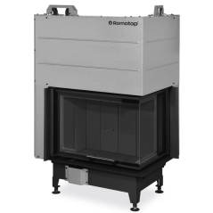 Romotop - HEAT R 3G L 65.51.40.26 - s výsuvnými dvierkami a delenym sklom