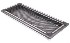 Krbová mřížka EXCLUSIVE 16x45cm grafit / inox