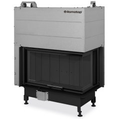 Romotop - HEAT R 3G L 81.51.40.26 - s výsuvnými dvierkami a deleným sklom