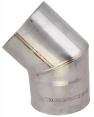 Nerezové koleno 45° / Ø150 mm