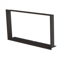 Zazdívací rámeček 1x90° hloubka 60mm, černý, BeF Therm (V) 10, V12, V14