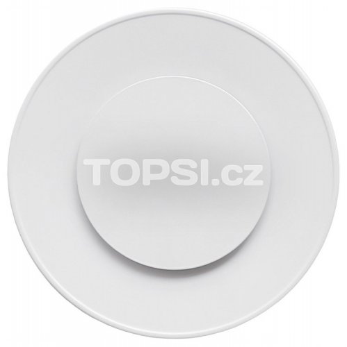 Ventilačný tanier Darco ASV ø125mm - biely  (sací / výdychový)