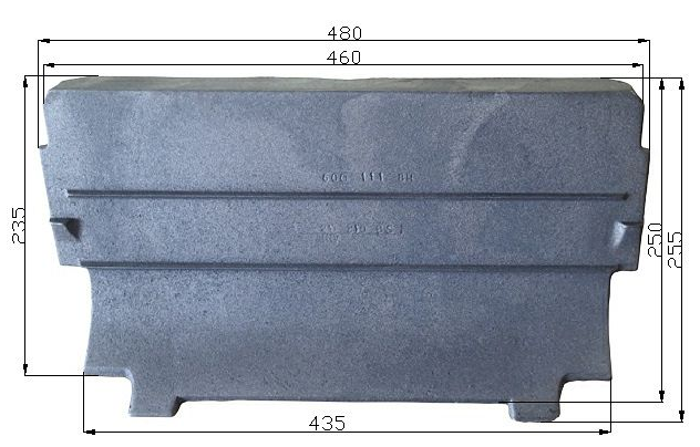 Deflektor do krbovej vložky Uniflam 600 (ref. 600111, 660111)