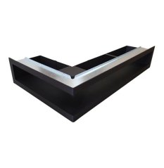 Ventlab rohový 300x500mm/100mm černý - levý
