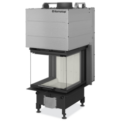 Romotop - HEAT U 3G L 50.52.50.24 - s výsuvnými dvířky a děleným sklem