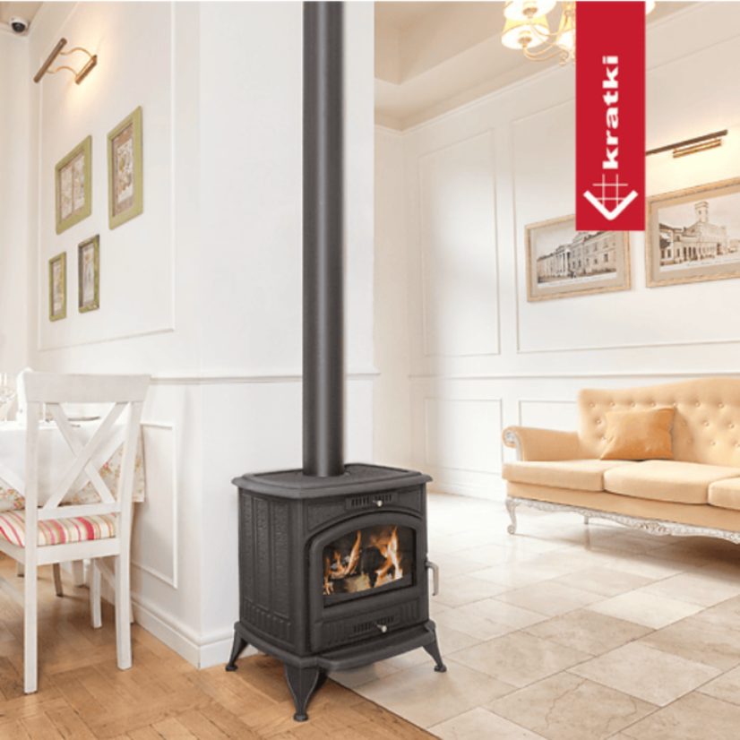 Kratki - Koza K6 TF (s ventilátorem) - Průměr odkouření: 130 mm