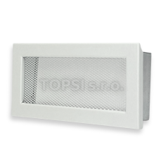Koncová mřížka bílá - 200x90 mm