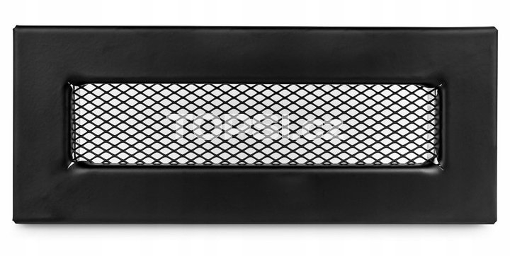 Koncová mriežka čierna - 150x50 mm