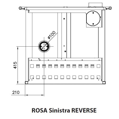 Nordica - Rosa Sinistra Reverse - Bordó