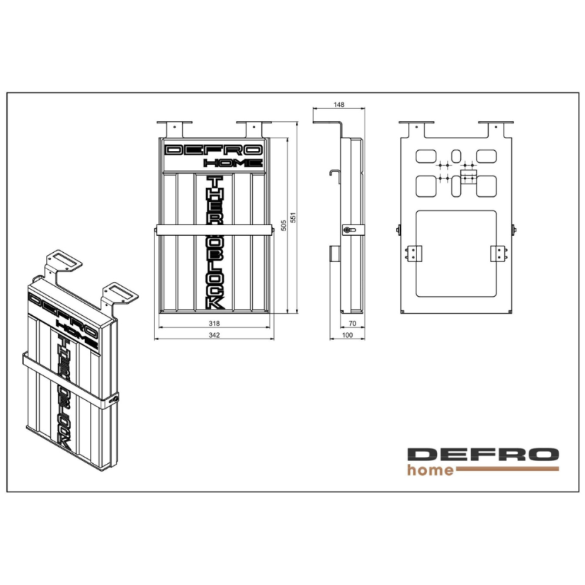 Defro Home - akumulační sada boční Thermoblock Impuls