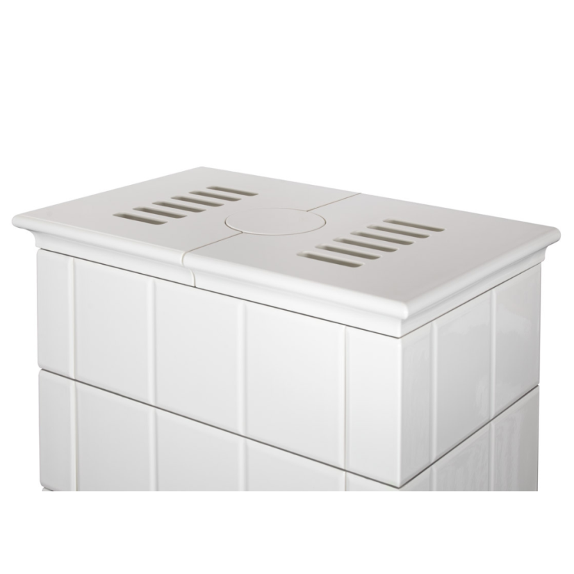 Designový krb BARACCA 10 - kachle - Barva keramiky: Cipria - 33500