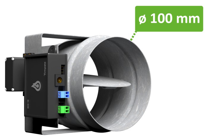 Automatická regulácia ECO 10 - Timpex - Priemer CPV: 100 mm