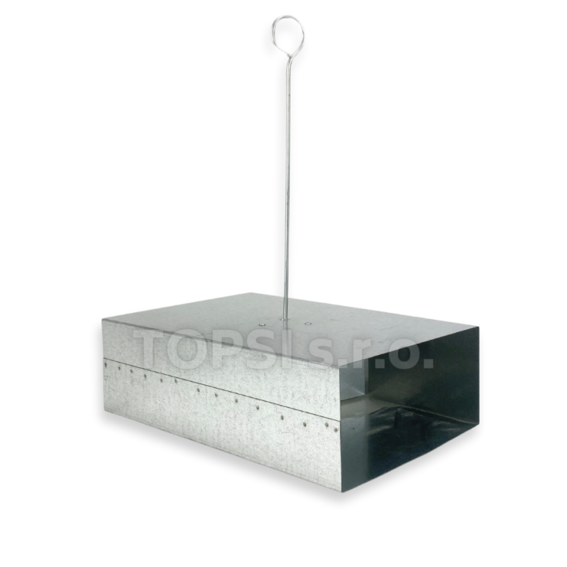 Klapka s pevným tiahlom - 200x90 mm