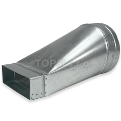Redukcia na potrubie pr. 150 mm asymetrická - 150x50 mm